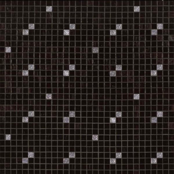 Picture of Bisazza Mosaico - Decori 20 - Diagonale Nero Oro