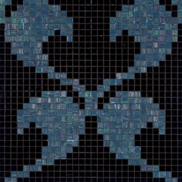 Picture of Bisazza Mosaico - Decori 20 - Hearts New Black