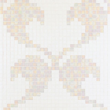 Picture of Bisazza Mosaico - Decori 20 - Hearts White