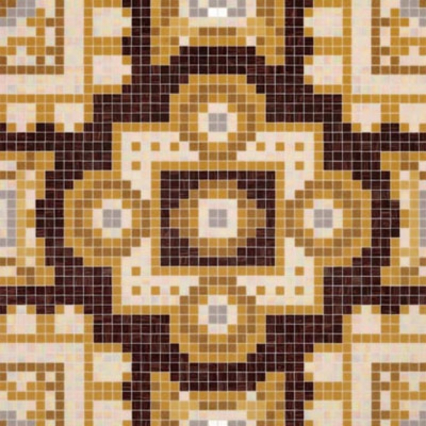 Picture of Bisazza Mosaico - Decori 20 - Silk Brown
