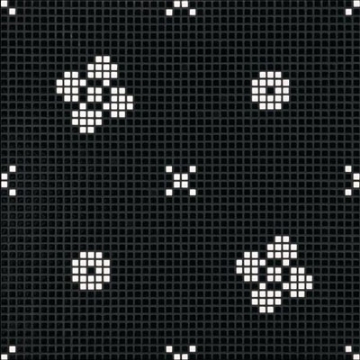 Picture of Bisazza Mosaico - Decori Opus Romano - Catina Nero