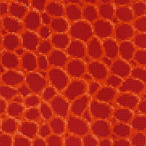Picture of Bisazza Mosaico - Decori Opus Romano - Crocodile Red