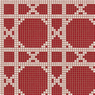 Picture of Bisazza Mosaico - Decori Opus Romano - Vienna Rosso