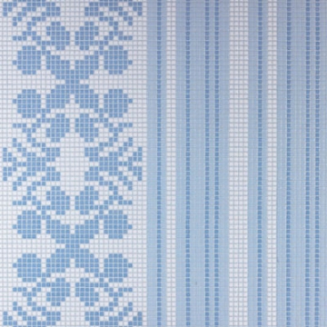 Picture of Bisazza Mosaico - Decori Opus Romano - Wallpaper Blue