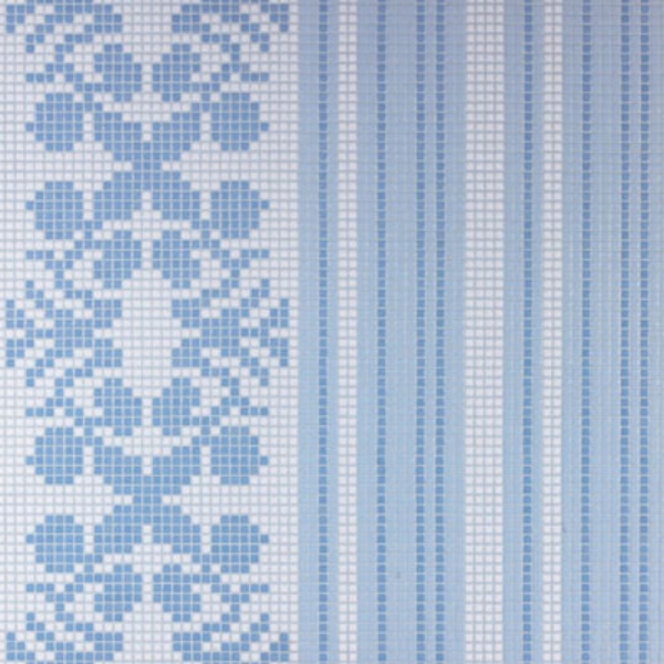 Picture of Bisazza Mosaico - Decori Opus Romano - Wallpaper Blue