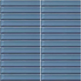 Picture of Daltile - Color Wave Classic Colors Mosaic 1 x 6 Twilight Blue