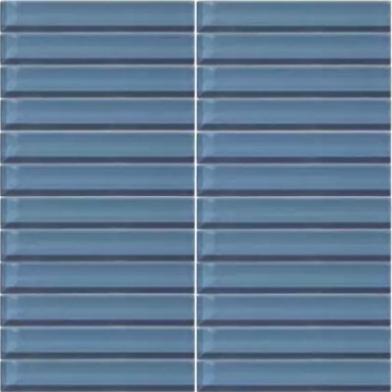 Picture of Daltile - Color Wave Classic Colors Mosaic 1 x 6 Twilight Blue