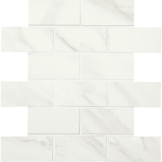Picture of American Olean - Mirasol Brick Joint Mosaic Bianco Carrara 2