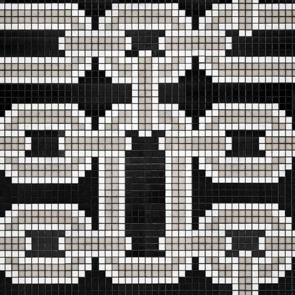 Picture of Bisazza Mosaico - Decori 20 - Chains Black