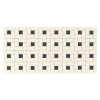 Picture of Daltile - Keystones Blends Black Dot Windmill Mosaic Biscuit with Black Dot