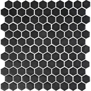 Picture of Daltile - Uptown Glass Hexagon Ebony Matte
