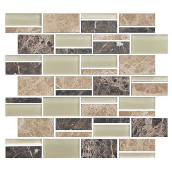 Picture of American Olean - Color Appeal Glass Blends Mosaic Random Pebble Beach