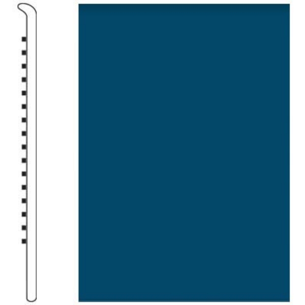 Picture of Roppe - Pinnacle Rubber Wall Base 6 (No Toe Base) Blue