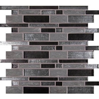 Picture of MS International - Decorative Blends Mosaic Interlocking 12 x 12 Perspective Blend