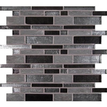 Picture of MS International - Decorative Blends Mosaic Interlocking 12 x 12 Perspective Blend