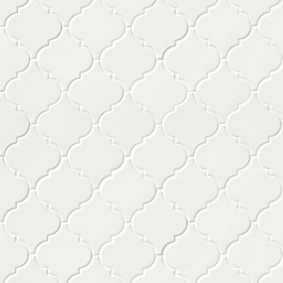 Picture of MS International - Highland Park Mosaic Arabesque Whisper White