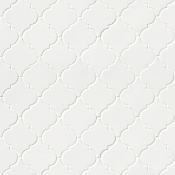 Picture of MS International - Highland Park Mosaic Arabesque Whisper White