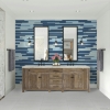 Picture of Daltile - Color Wave Classic Blends Mosaic 12 x 18 Winter Blues