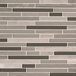 Picture of MS International - Decorative Blends Mosaic Interlocking 12 x 12 Modello Grigio