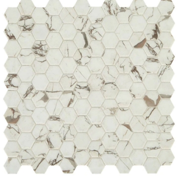 Picture of Daltile - Uptown Glass Hexagon Posh Sparkler