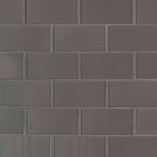 Picture of MS International - Glass Mosaic 2 x 4 Metallic Gray
