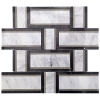 Picture of SOHO Studio Corp - Interlace Malasia Gray, Lagos & Nero Marquina