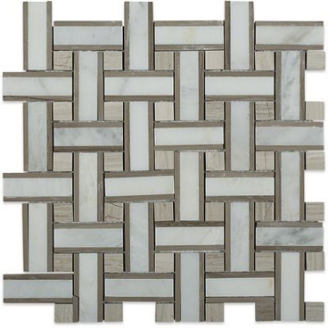 Picture of SOHO Studio Corp - Lattice Athens Gray Asian Statuary Wooden Beige