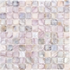 Picture of SOHO Studio Corp - Pearl Mosaic 1 x 1 Mist Gray Flat Squares
