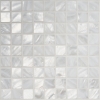 Picture of SOHO Studio Corp - Pearl Mosaic 1 x 1 White Flat Squares