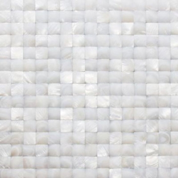 Picture of SOHO Studio Corp - Pearl Mosaic 3D Squares Dome White