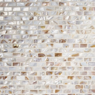 Picture of SOHO Studio Corp - Pearl Mosaic Bricks Freshwater Flat Mini Brick