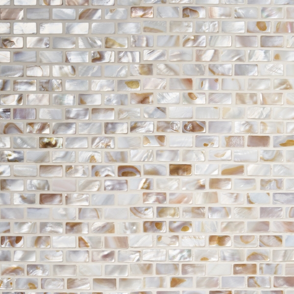 Picture of SOHO Studio Corp - Pearl Mosaic Bricks Freshwater Flat Mini Brick