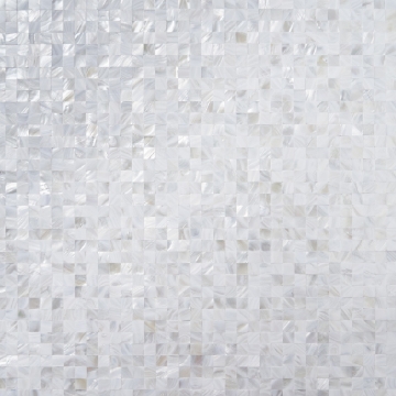 Picture of SOHO Studio Corp - Pearl Mosaic Squares Seamless Squares White