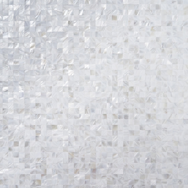 Picture of SOHO Studio Corp - Pearl Mosaic Squares Seamless Squares White