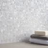 Picture of SOHO Studio Corp - Pearl Mosaic Squares Seamless Squares White