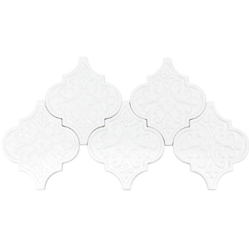 Picture of SOHO Studio Corp - Terra Ignis Floral Lantern Blanco