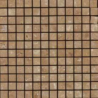 Picture of Daltile - Travertine Mosaics 1 x 1 Tumbled Noce