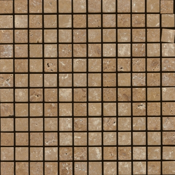 Picture of Daltile - Travertine Mosaics 1 x 1 Tumbled Noce