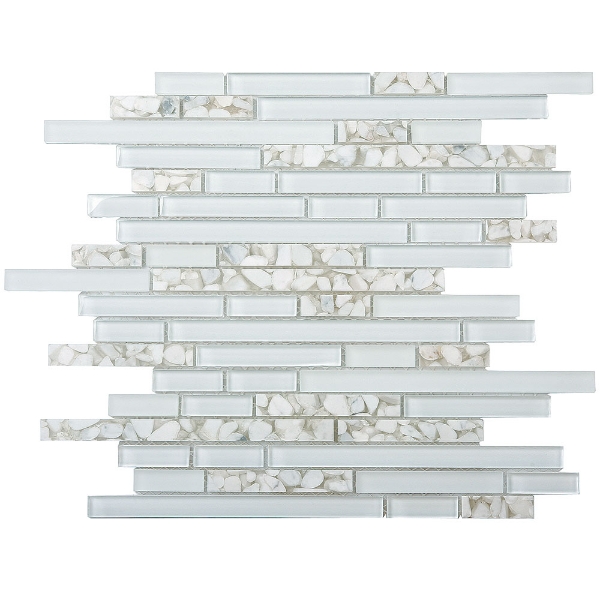 Picture of Voguebay - Aquastone Mosaic Mini Brick Polar