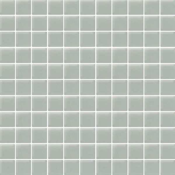 Picture of MiR Mosaic - Color Palette Mosaic 1 x 1 Gloss Gray Cloud