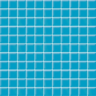 Picture of MiR Mosaic - Color Palette Mosaic 1 x 1 Gloss Turquoise Cloud