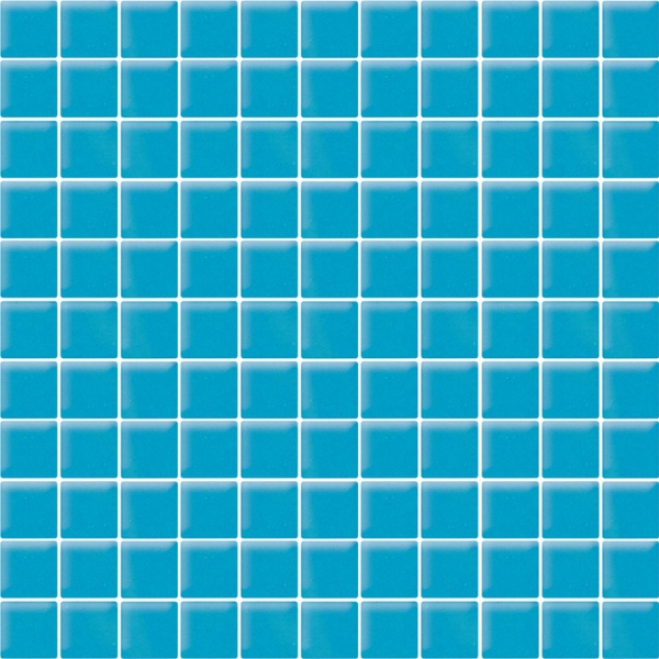Picture of MiR Mosaic - Color Palette Mosaic 1 x 1 Gloss Turquoise Cloud