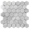 Picture of MiR Mosaic - Marbella Carrara Hex 2 x 2 Carrara Hex Honed