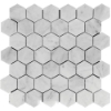 Picture of MiR Mosaic - Marbella Carrara Hex 2 x 2 Carrara Hex Polished