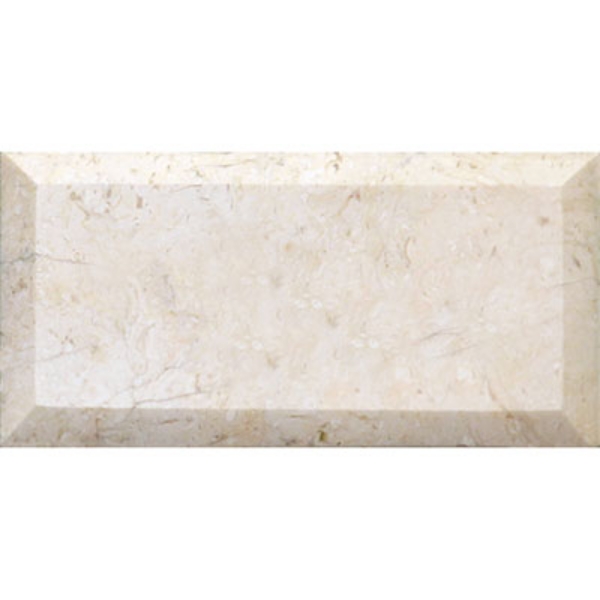 Picture of MiR Mosaic - Field Tile 3 x 6 Beveled Polished Crema