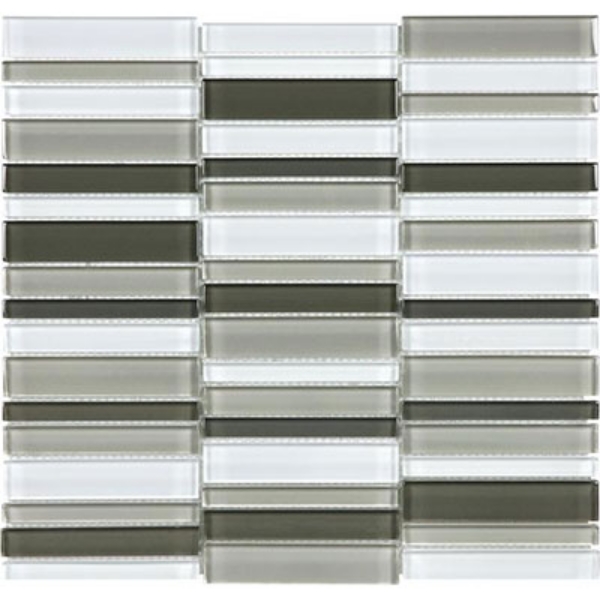 Picture of Chesapeake Flooring - Essentials Glass Mosaic Random Stacked Mineral Blend