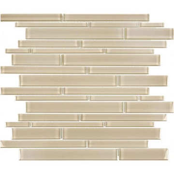 Picture of Chesapeake Flooring - Essentials Glass Mosaic Random Strip Earth