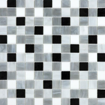 Picture of Chesapeake Flooring - Ornamental Glass Mosaic 1 x 1 Arabescato