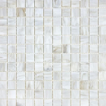 Picture of Chesapeake Flooring - Ornamental Glass Mosaic 1 x 1 Calacatta