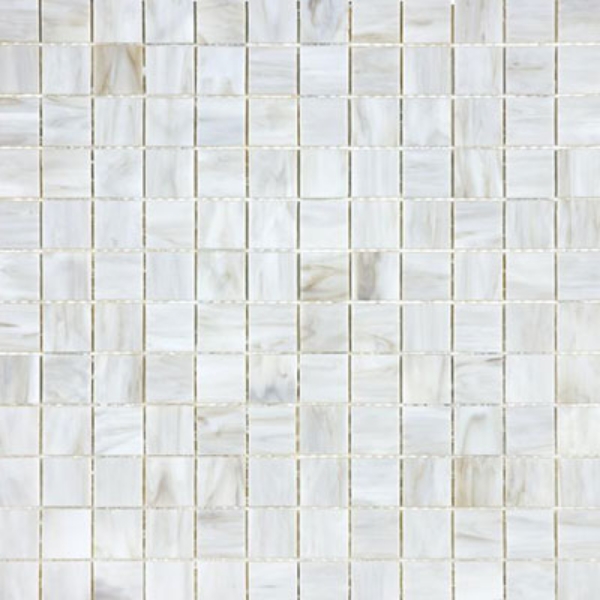 Picture of Chesapeake Flooring - Ornamental Glass Mosaic 1 x 1 Calacatta